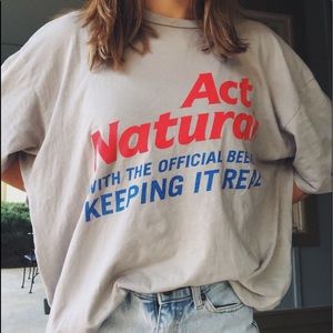 ONE OF A KIND NATURAL LIGHT TSHIRT